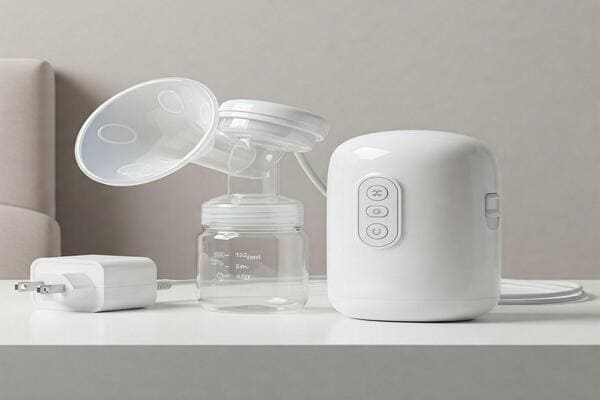 Breast pump power supply